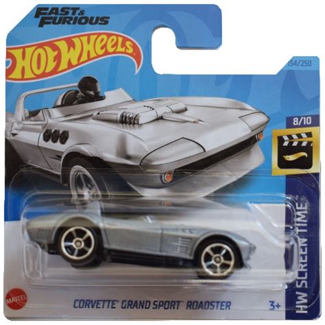 Hot Wheels Corvette Grand Sport Roadster ezüstszürke kisautó 1 64 Mattel vásárlás a Játékshopban