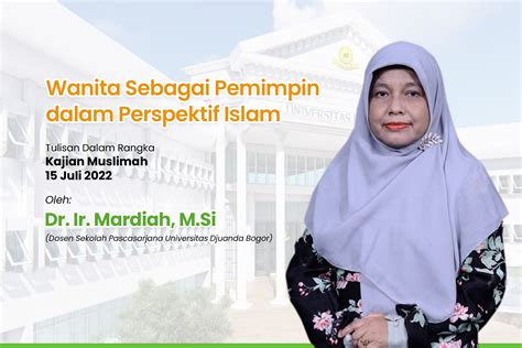 Wanita Sebagai Pemimpin Dalam Perspektif Islam Universitas Djuanda