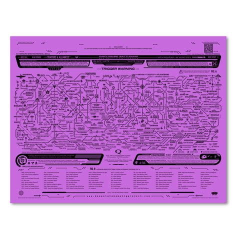 Traitors & Alliances Map 8.5 x 11″ Cardstock – DEEP STATE MAPPING PROJECT