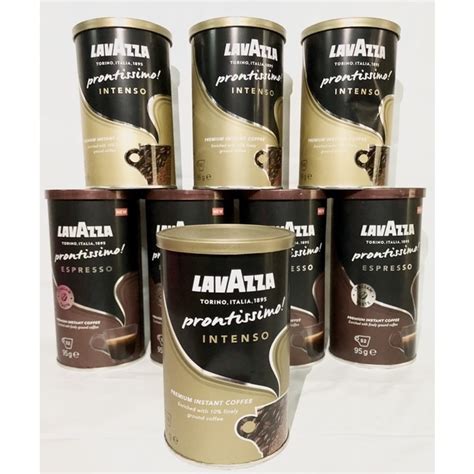 Lavazza Prontissimo Premium Instant Coffe 95g Shopee Philippines