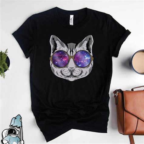 Space Cat Glasses Shirt