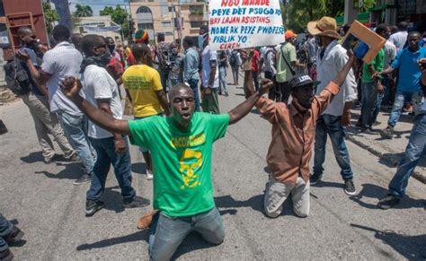 Haitianos Protestan Por Aumento De Inseguridad Y Secuestros Color Visi N