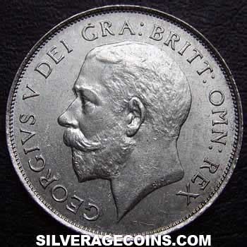 George V British Silver Shilling Type Silver Age Coins