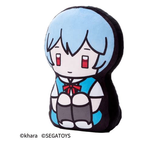 Neon Genesis Evangelion: Rei Ayanami 2D Plush Figure (32cm) Preorder ...