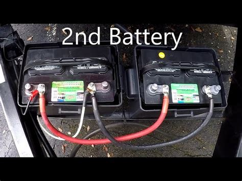 Simple Dual Battery Setup Auxiliary House Battery Camper 48 Off