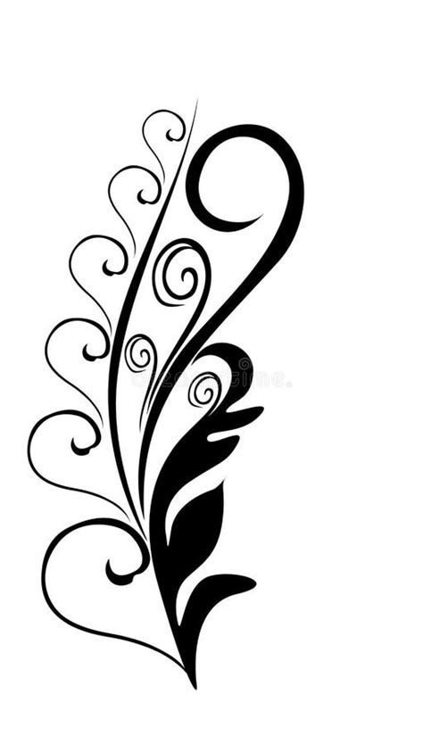 Tribal Tattoo Collage Flourish Vector Design Elements Elegant Floral