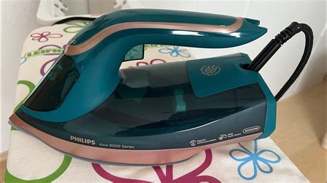 Philips Azur 8000 (DST8030/70) Series Dampfbügeleisen - YouTube