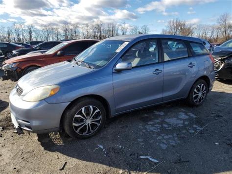 2004 TOYOTA COROLLA MATRIX XR For Sale MD BALTIMORE EAST Thu Feb