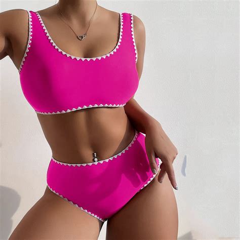 TKing Fashion Women Sexy Brazilian Bikini 2 Piece Spaghetti Strap Top