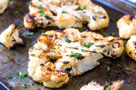 Grilled Cauliflower Steak Gimme Some Grilling