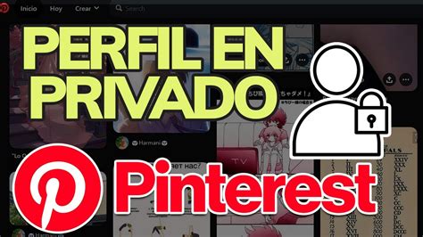 Cómo poner PERFIL PRIVADO en PINTEREST Fácil y Rápido YouTube