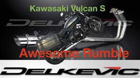 Kawasaki Vulcan S With Delkevic Sl Mm Exhaust Rumble Youtube