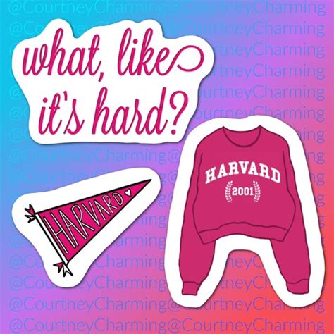 Elle Woods Sticker Etsy