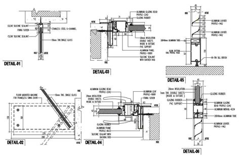 Louver Detail Cad Block At Bettye Gentry Blog