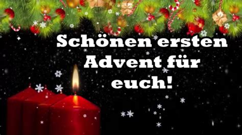 1 Advent Grüße Familie Freunde kostenlos whatsapp Adventsgrüße zum