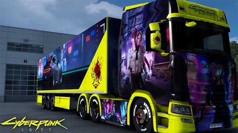 Scania Cyberpunk Skin Ets Euro Truck Simulator Mods