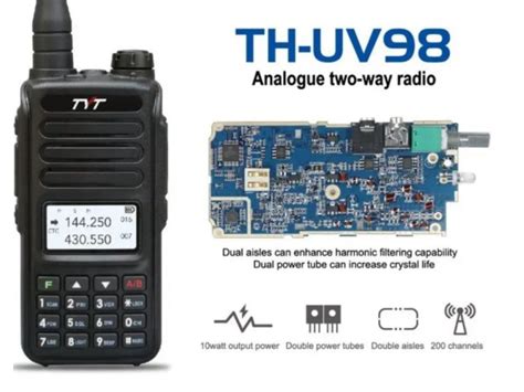 TYT TH-UV98 10W, dual-band VHF/UHF | ELIX