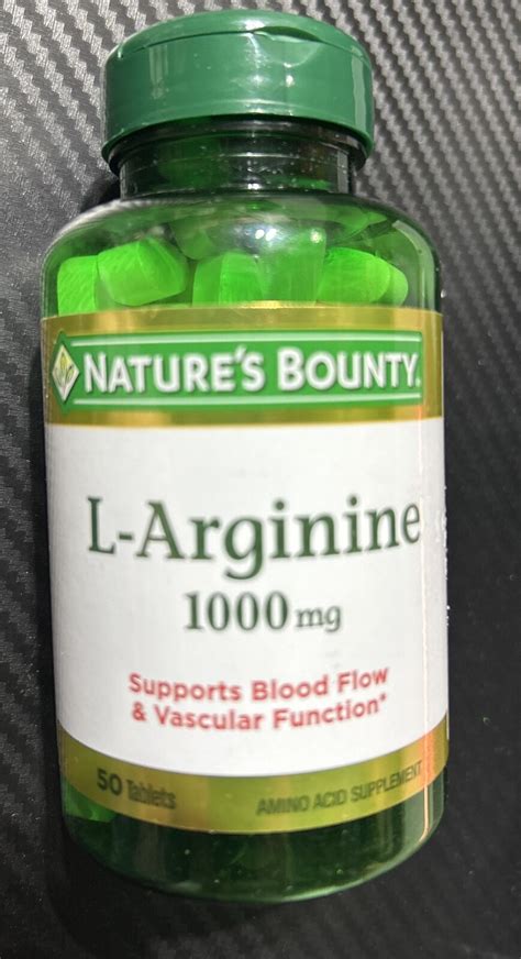 Nature S Bounty L Arginine Mg Tablets Exp Ebay