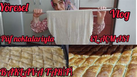 BAKLAVA TARİFİ EL AÇMASI BAKLAVA PÜF NOKTASIYLA ANLATIM CEVİZLİ