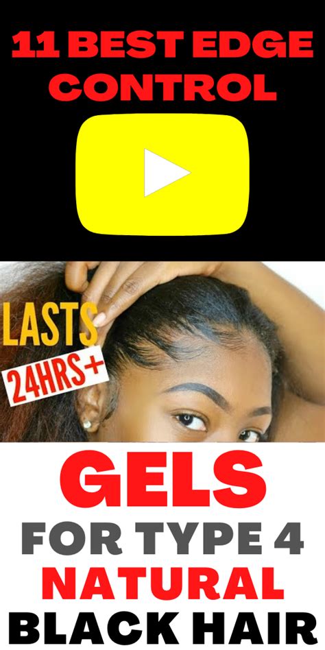 11 Best Edge Control Gels For Black Natural Hair Edge Booster 4