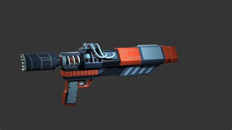 Artstation Shotgun Made With Blender