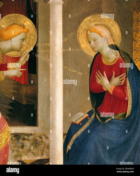 Fra Angelico - Annunciation (detail Stock Photo - Alamy