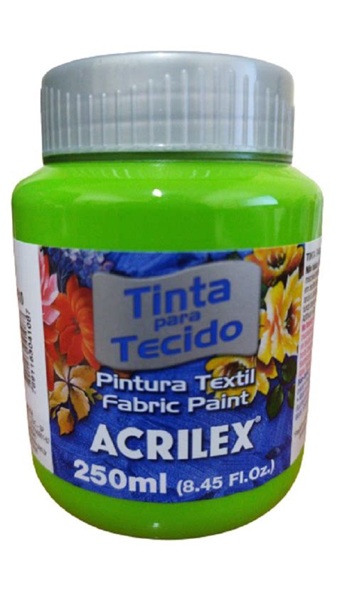 Kit Tintas Para Tecido Acrilex Ml Gf D Solu Es Em Impress O D