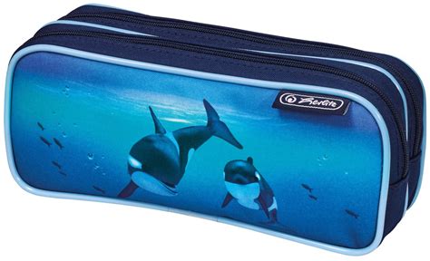 Пенал Herlitz Double Oceanside Whales Киты (50033133W) – низкие цены ...