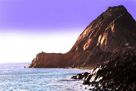 California Coastline At Dusk Free Stock Photo - Public Domain Pictures