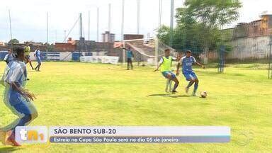 TEM Notícias 1ª Edição Sorocaba Jundiaí Equipe sub 20 do São Bento