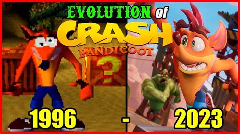 Evolution Of Crash Bandicoot Games Youtube