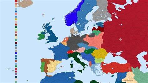 Making 1938 Ww2 Europe Map In Hearts Of Iron Iv Provinces Map Fixed