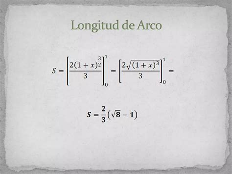 Longitud De Arco PPT