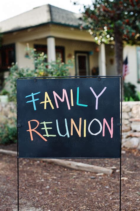 Family Reunion Signs