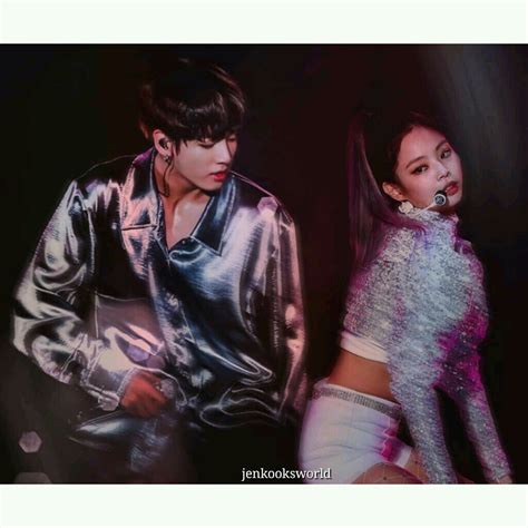 Jenkook Kimjennie Jeonjungkook Goldenjenkook Ship Truques De Fotografia Casal Meninos Bts