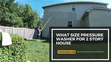 Finding The Right Size Lance For Pressure Washing Around The House