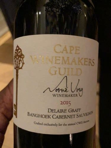 Delaire Graff Cape Winemakers Guild Banghoke Cabernet Sauvignon Vivino US