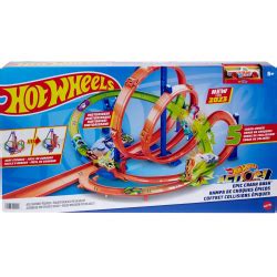 Hot Wheels Action Rampa De Choques Picos Mattel Hnl