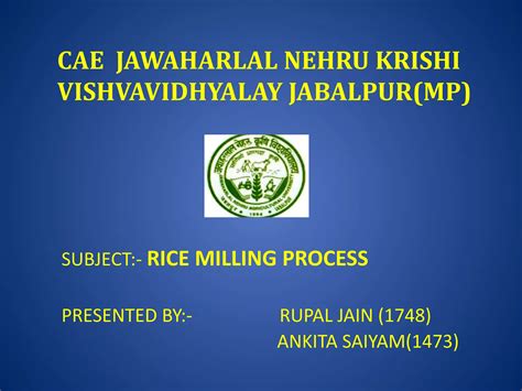 Milling Of Paddy 10