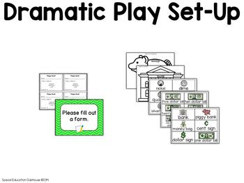 Bank Dramatic Play Center By Special Education Clubhouse Tpt