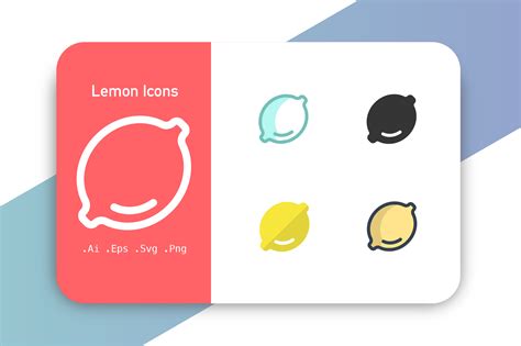 Lemon Icons Graphic by hellopixelzstudio · Creative Fabrica