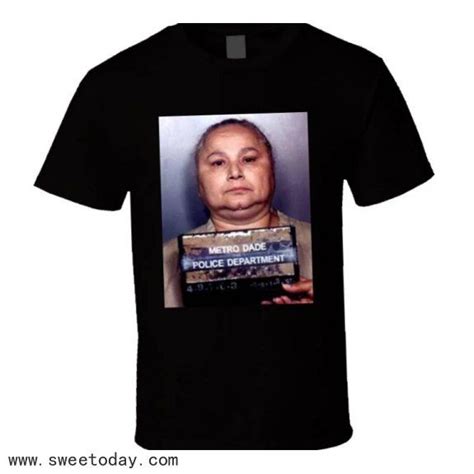 Griselda Blanco Mug Shot Colombian Cartel Godmother Tshirts