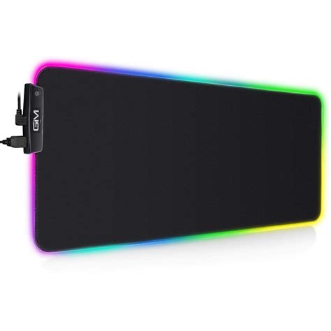 Gim Rgb Gaming Mauspad Xxl Mousepad Led X X Mm Mousepad Mit