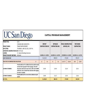 Fillable Online Rmp Public Ucsd TENANT IMPROVEMENT Prequalified