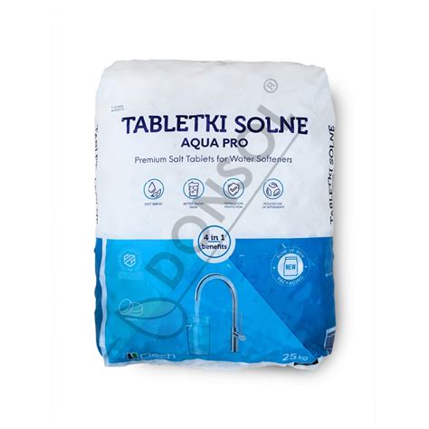 Tabletki Solne Sól Tabletka Zmiękczaczy Ciech 25kg