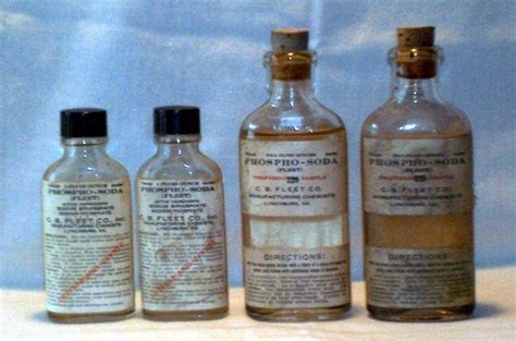 4 Vintage Laxative Fleet ( Enema ) Phospho-Soda CB Fleet Co. Lynchburg Va NOS | #1814152892