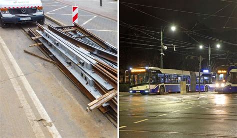 Kraków Zmiany w komunikacji w weekend Remont na rondzie Czyżyńskim