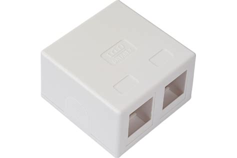 Корпус розетки для модуля DATAREX keystone 2 порта белый DR-5002 ...