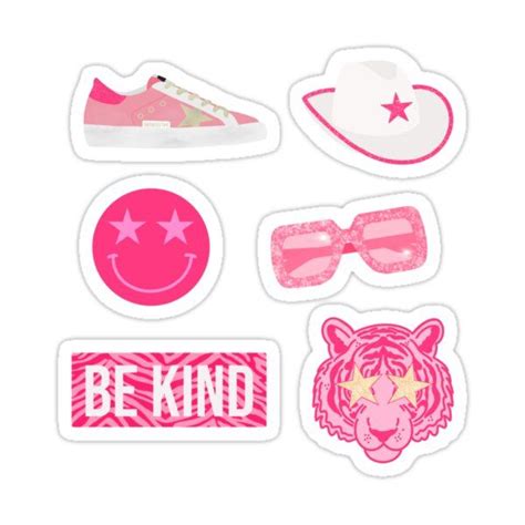 Pinkest Preppy Sticker Pack Sticker By Morganicdesigns In 2023 Preppy