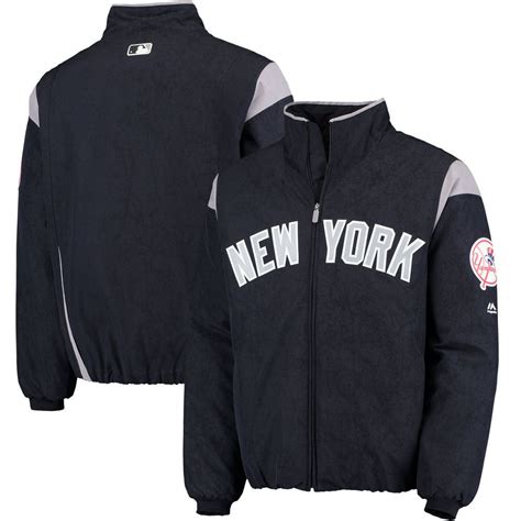 Mens New York Yankees Majestic Navygray On Field Therma Base Thermal